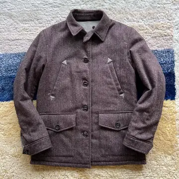 beams equipment 리버서블 자켓 트위드 코튼