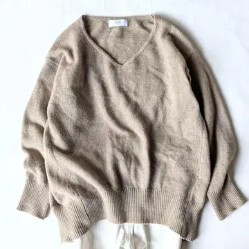 SLOBE IENA 슬로브 이에나 FOX 혼방 V넥 니트