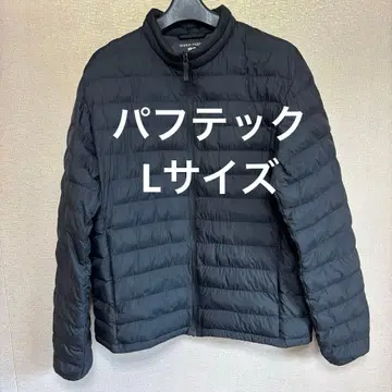 유니클로 퍼프 테크 자켓 L 사이즈 블랙