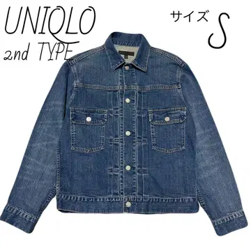 유니클로 UNIQLO 데님 자켓 2nd TYPE 사이즈 S G 자켓