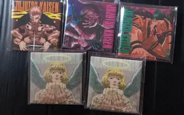 주술회전 스퀘어 커버 캔뱃지 응모자 전원 서비스 스쿠나 라이쿠루