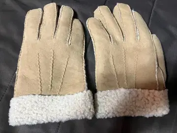 메종 파브르 장갑 베이지