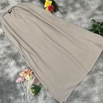 [partterntorso] 코쿤 원피스 니트 롱