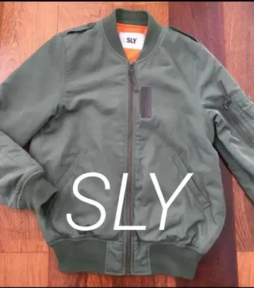 SLY MA-1 자켓 밀리터리 자켓 카키 블루종
