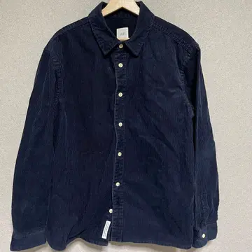 새상품급 H&M 에이치앤엠 코듀로이 자켓 셔츠 네이비 L