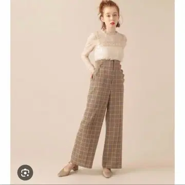 deicy 하이웨스트 스칼라 팬츠