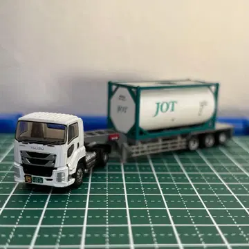 트레일러 컬렉션 이스즈 기가 ISO 탱크 컨테이너 트레일러 일본석유운송