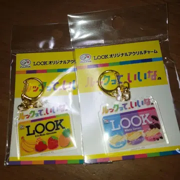 후지야 LOOK 아크릴 참 2종 키링 Snow Man