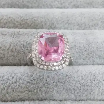 반지 11호 S925 각인 있음 핑크 실버 반지 빈티지