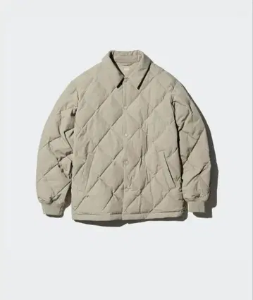 [ 새상품 ] UNIQLO 유니클로 퍼프 테크 퀼팅 자켓 베이지