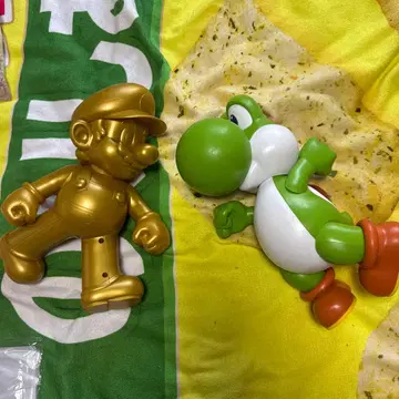 마리오 요시 피규어 세트 금