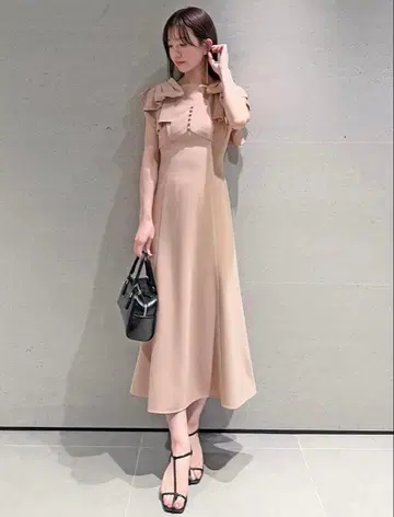 SNIDEL 리본 숄더 드레스 0 사이즈 택 있음