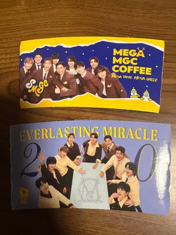 MEGA COFFEE SUPERJUNIOR 슬리브 2개 세트