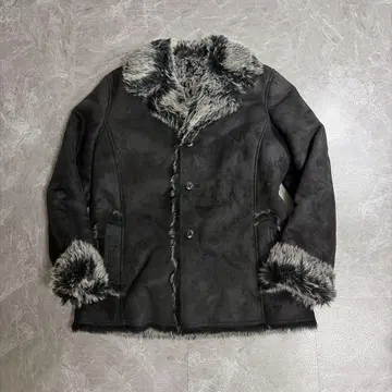 y2k 페어리 그런지 퍼 자켓 그런지 오니