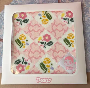 페코짱 셔닐 직조 타월 핑크