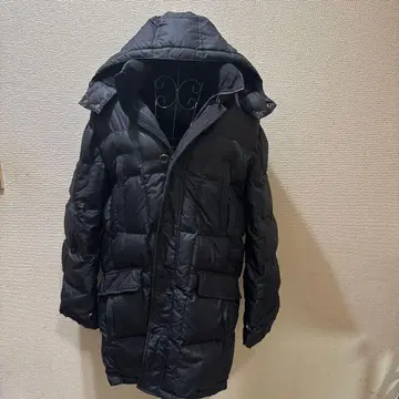 Yin & Yang NEXT 블랙 다운 자켓 후드 부착