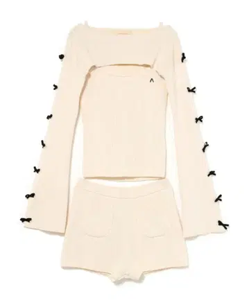 Cindy ribbon knit set up