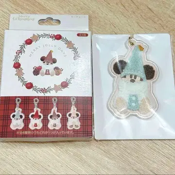 디즈니 크리스마스 2025 릴린린 키체인 스카이블루