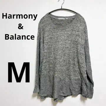[ M ] Harmony & Balance 그레이 긴팔 니트 여성용