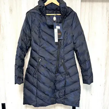 택 포함 미사용품 SPOOM 스 카모플라주  다운 코트