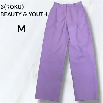 6(ROKU) BEAUTY & YOUTH 트랙 턱 팬츠