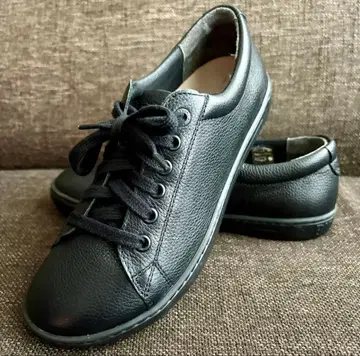 [ 미사용 ] 버켄스탁 ARRAN 아란 가죽 스니커즈 블랙 24.5