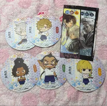 지옥락 종이류 코스터 애니카페 묶음 판매