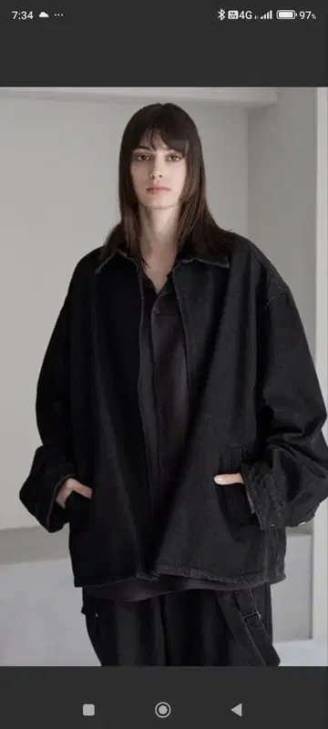 데님 블루종 XS 사이즈