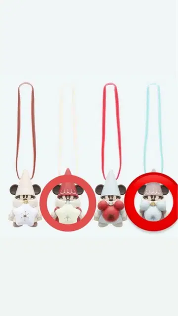 릴린린 2025 캡슐 토이 빨간색 브라운