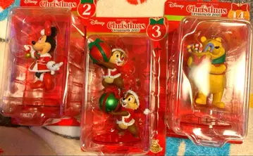 디즈니 해피 복권 크리스마스 오너먼트 미니 마우스 곰돌이 푸 칩