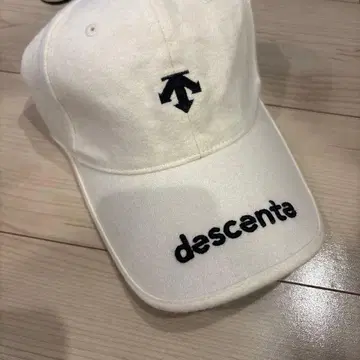 [ 2024년 ] descente 골프 캡 DGCWJC03 화이트 F