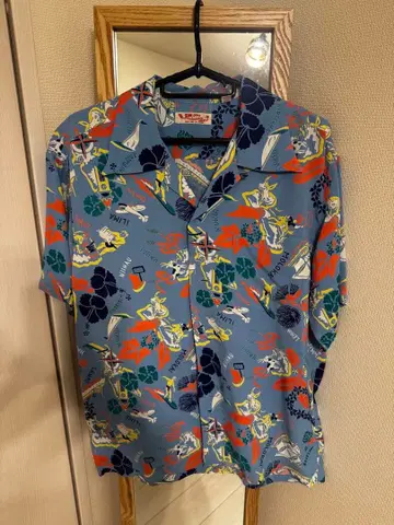 [ 인기 상품 ] SUN SURF 하와이안 셔츠 블루