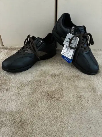 컨디션 최상 MIZUNO 사이드 지퍼 워킹화 블랙 블랙 23.5