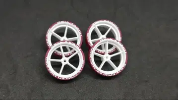 미니 사륜구동 페라 타이어 약 25.65mm 로우 프릭션