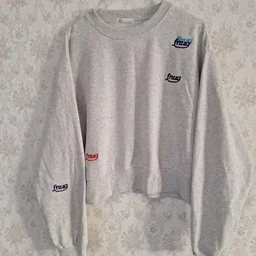 Java 로고 크롭 맨투맨 그레이