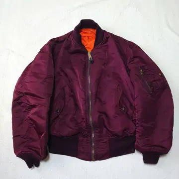 90s ALPHA INDUSTRIES MA-1 usa 보르도
