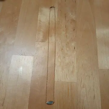 골드 오벌 목걸이 agete