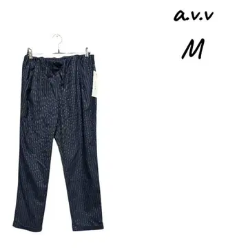 [ 새상품 ] av.v 네이비 스트라이프 이지 팬츠 M