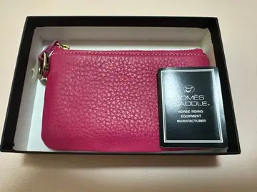 미사용 새상품 소메스 안장 피콜로 슬림 파우치 핑크