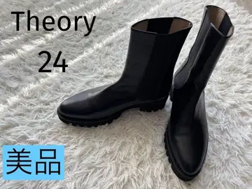 띠어리 이탈리아제 첼시 사이드 고어 가죽 부츠 24