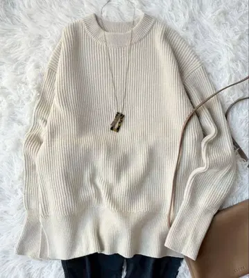 Mila Owen 긴팔 니트 베이지 one size 스웨터