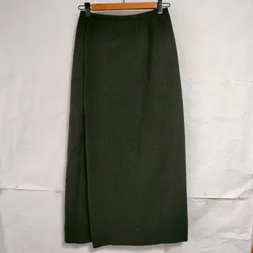 JILLSTUART 롱 기장 타이트 스커트 울 혼방 차콜 사이즈 2