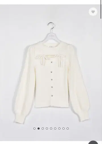 evelyn 리본 샤기 니트