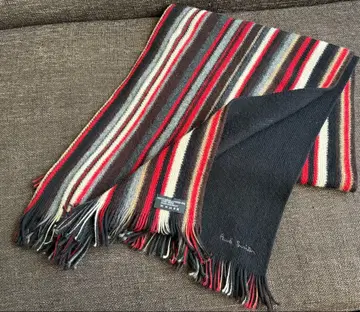 폴스미스 멀티 스트라이프 머플러 블랙