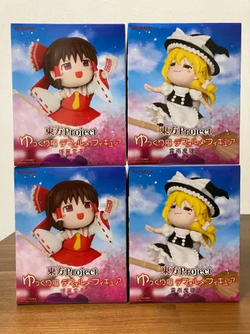 동방 Project 피규어 하쿠레이 레이무 키리사메 마리사 4개 세트
