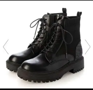 EVOL 레이스업 니트 숏부츠 LL