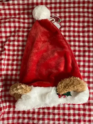 디즈니 크리스마스 더피 산타 모자