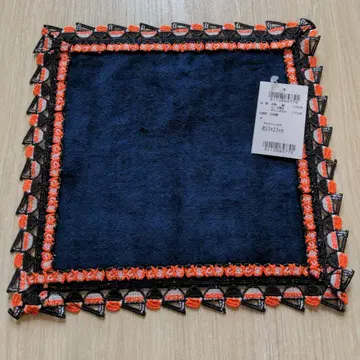 친자와 레이스 손수건 유나이티드 애로우즈 별주 뜨끈뜨끈 네이비 라멘