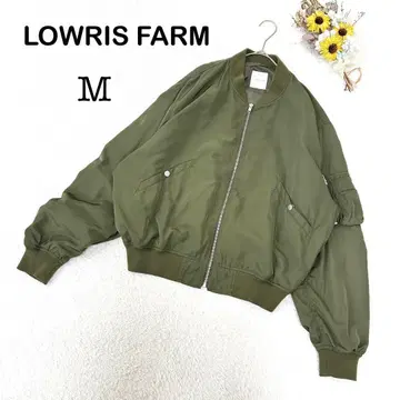 [ LOWRIS FARM 로리즈팜 ] MA-1 블루종 자켓 M