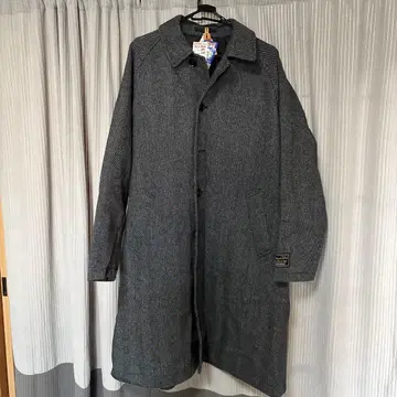 태즈메이니아 울 블렌드 스텐카라 코트 그레이